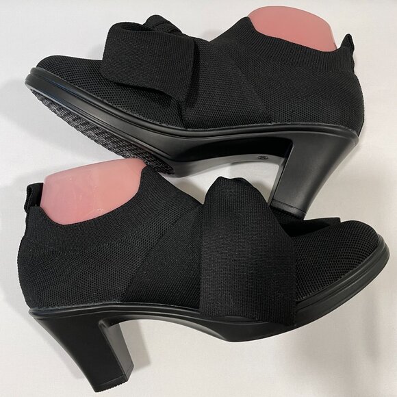 NEW, BERNIE MEV "Chesca Serenity" Pump Stretch Textile with Bow, Black - 8.5 - Picture 7 of 13